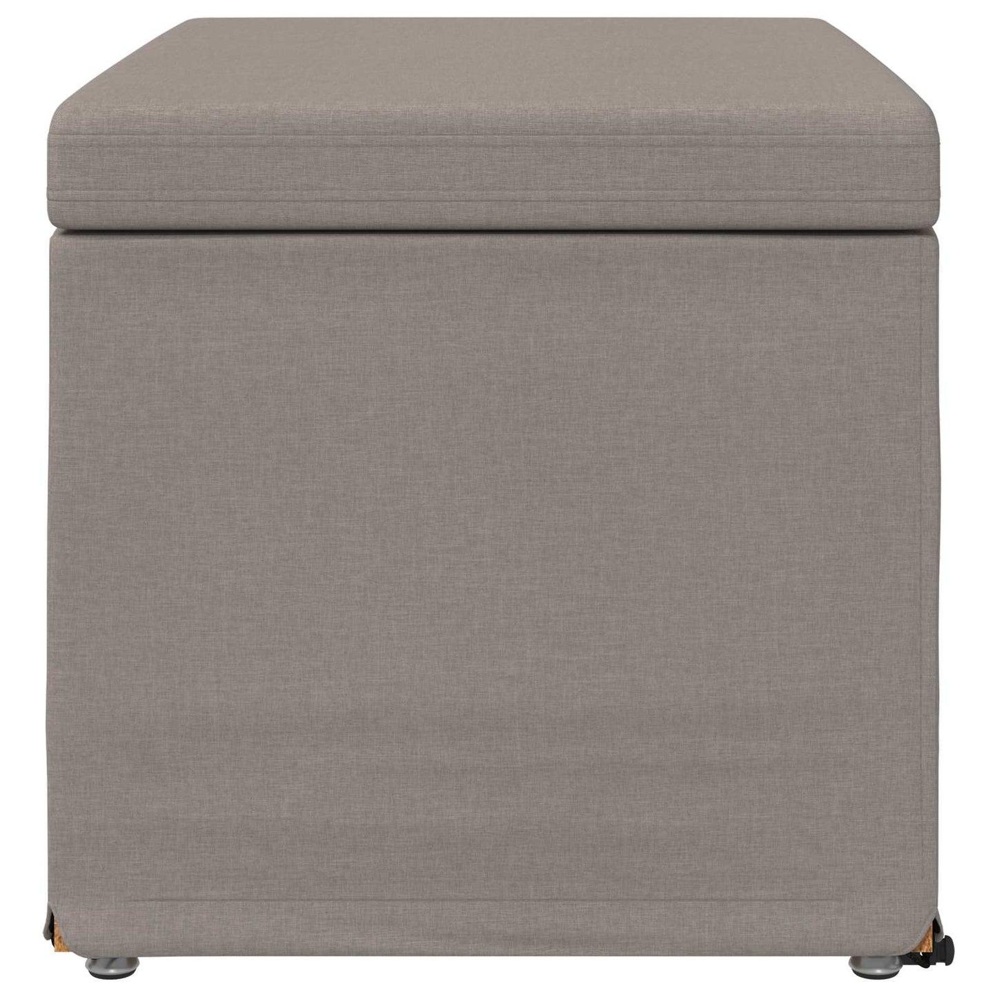 Kruk Taupe 61 x 41 x 40 cm Stof en Geëngineerd Hout