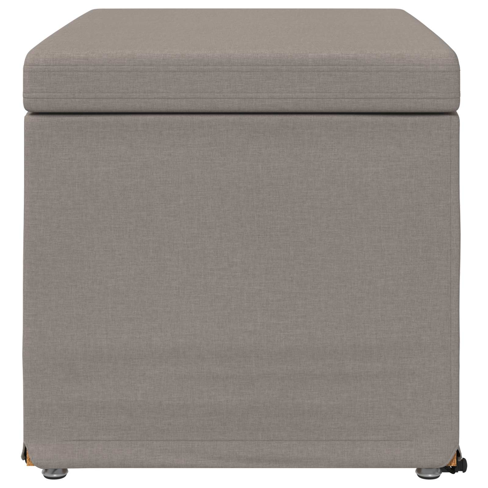 Kruk Taupe 61 x 41 x 40 cm Stof en Geëngineerd Hout