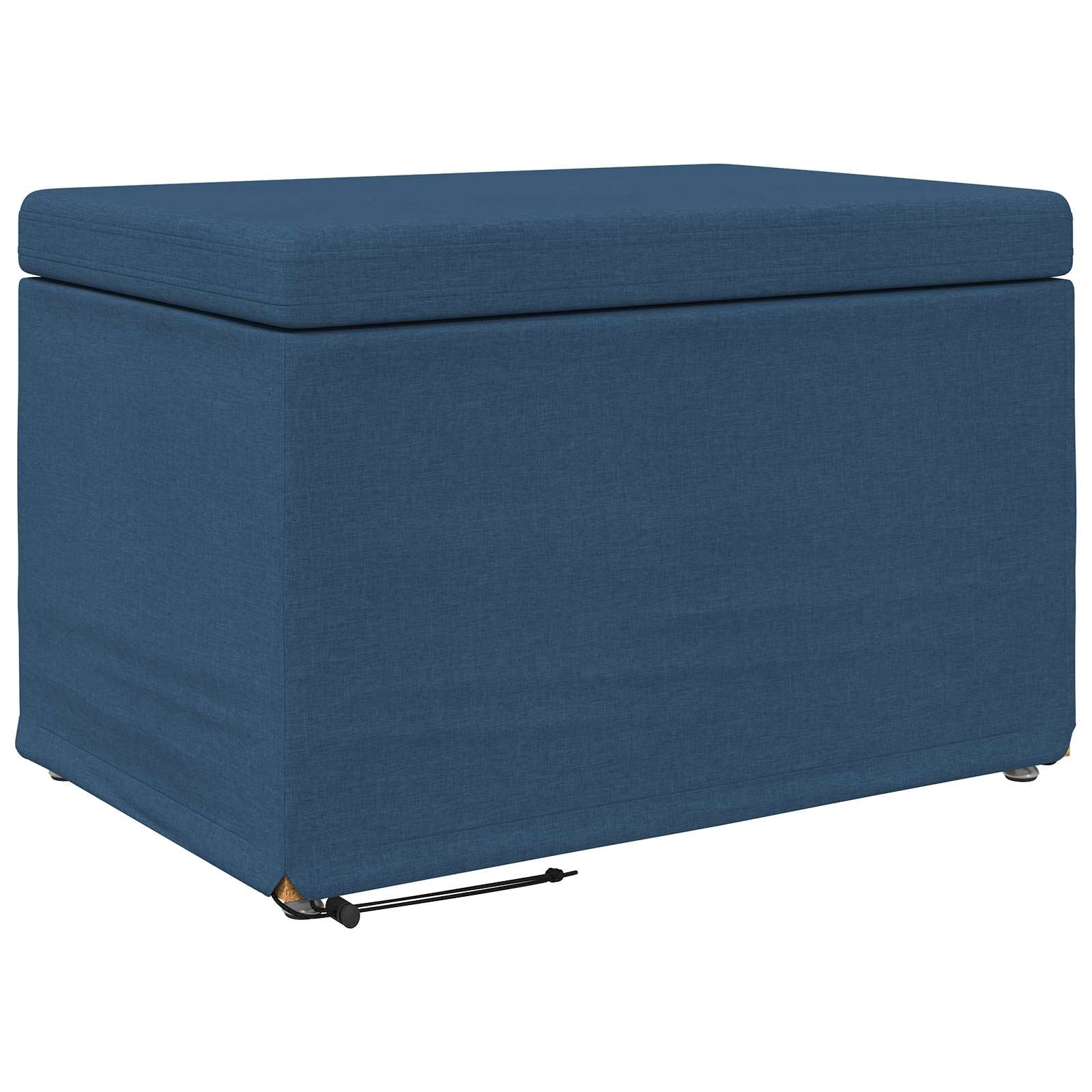 Kruk Blauw 61 x 41 x 40 cm Stof en Geëngineerd Hout