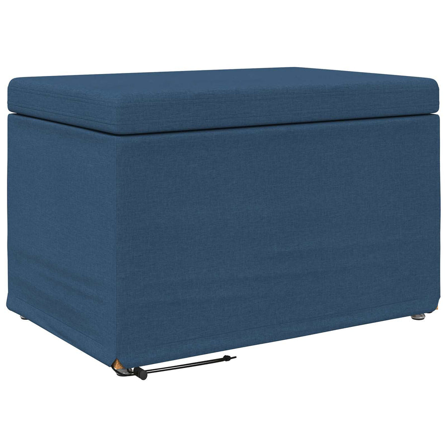 Kruk Blauw 61 x 41 x 40 cm Stof en Geëngineerd Hout