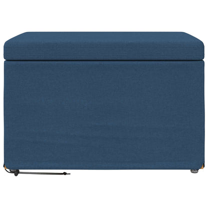 Kruk Blauw 61 x 41 x 40 cm Stof en Geëngineerd Hout