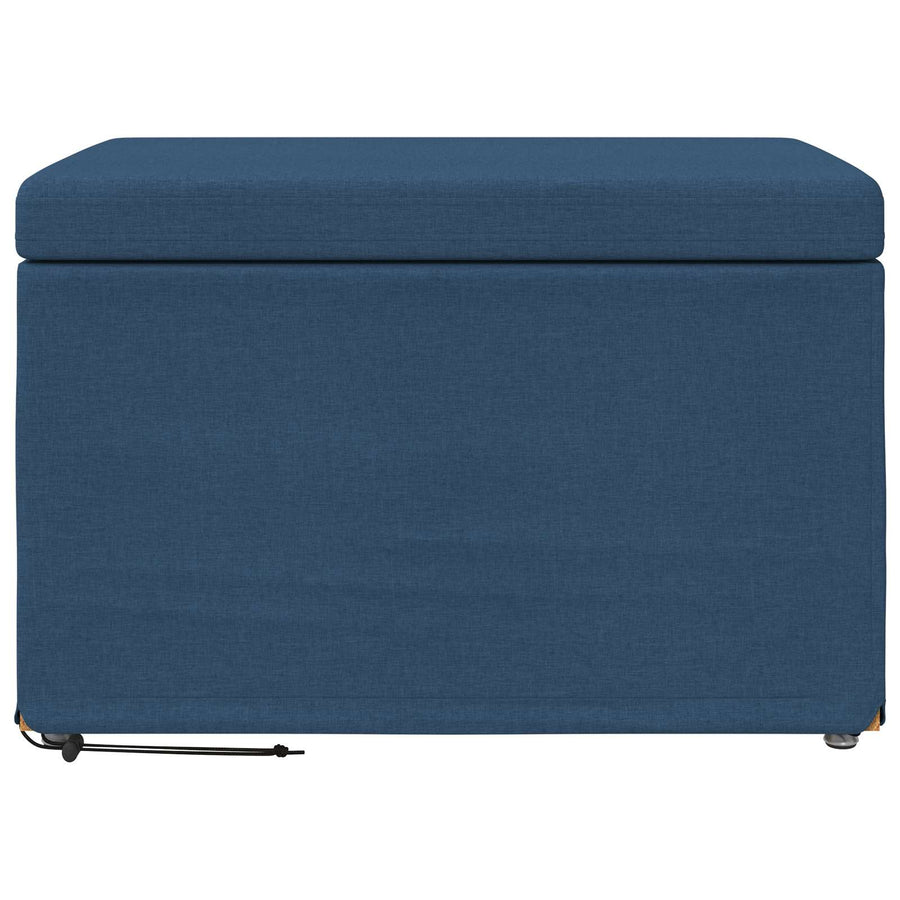 Kruk Blauw 61 x 41 x 40 cm Stof en Geëngineerd Hout