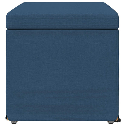 Kruk Blauw 61 x 41 x 40 cm Stof en Geëngineerd Hout