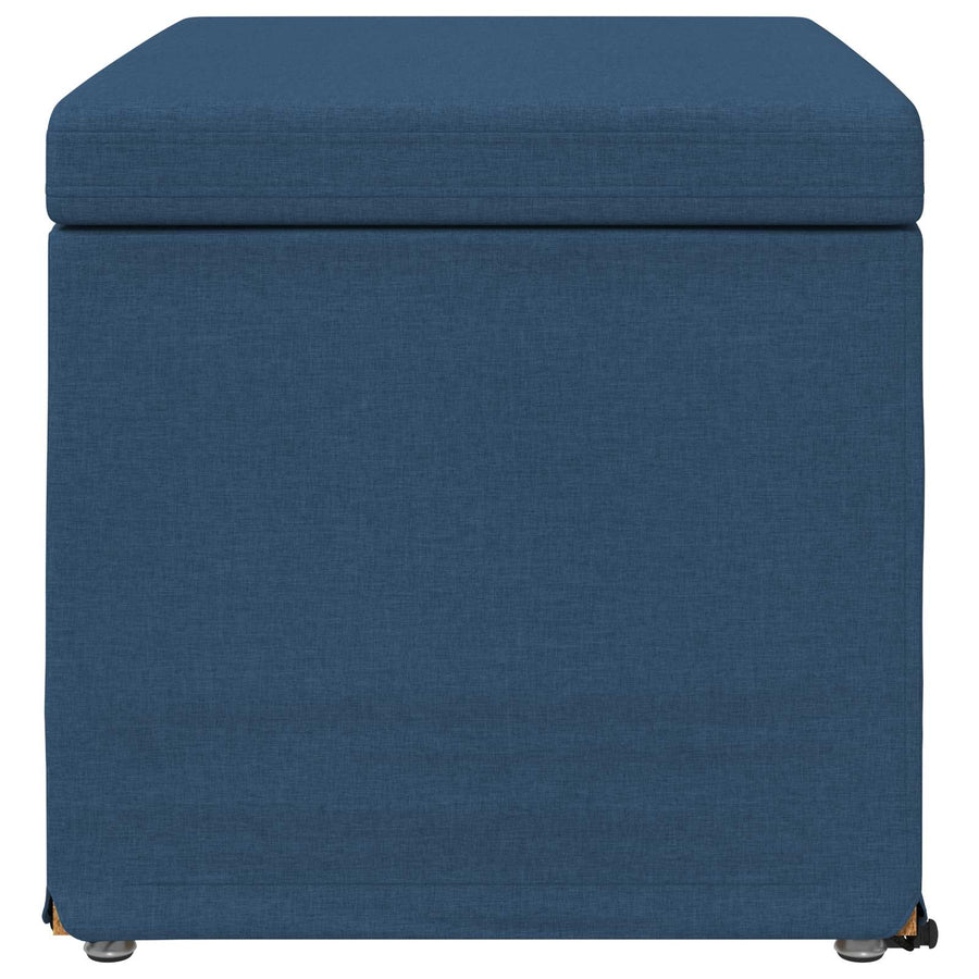 Kruk Blauw 61 x 41 x 40 cm Stof en Geëngineerd Hout