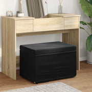 Kruk 61x41x40 cm zwart velvet