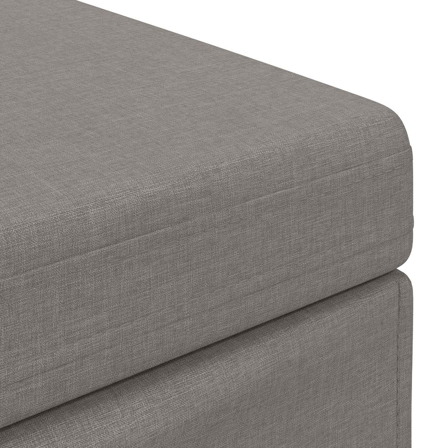 Kruk Taupe 81 x 41 x 40 cm Stof en Geëngineerd Hout