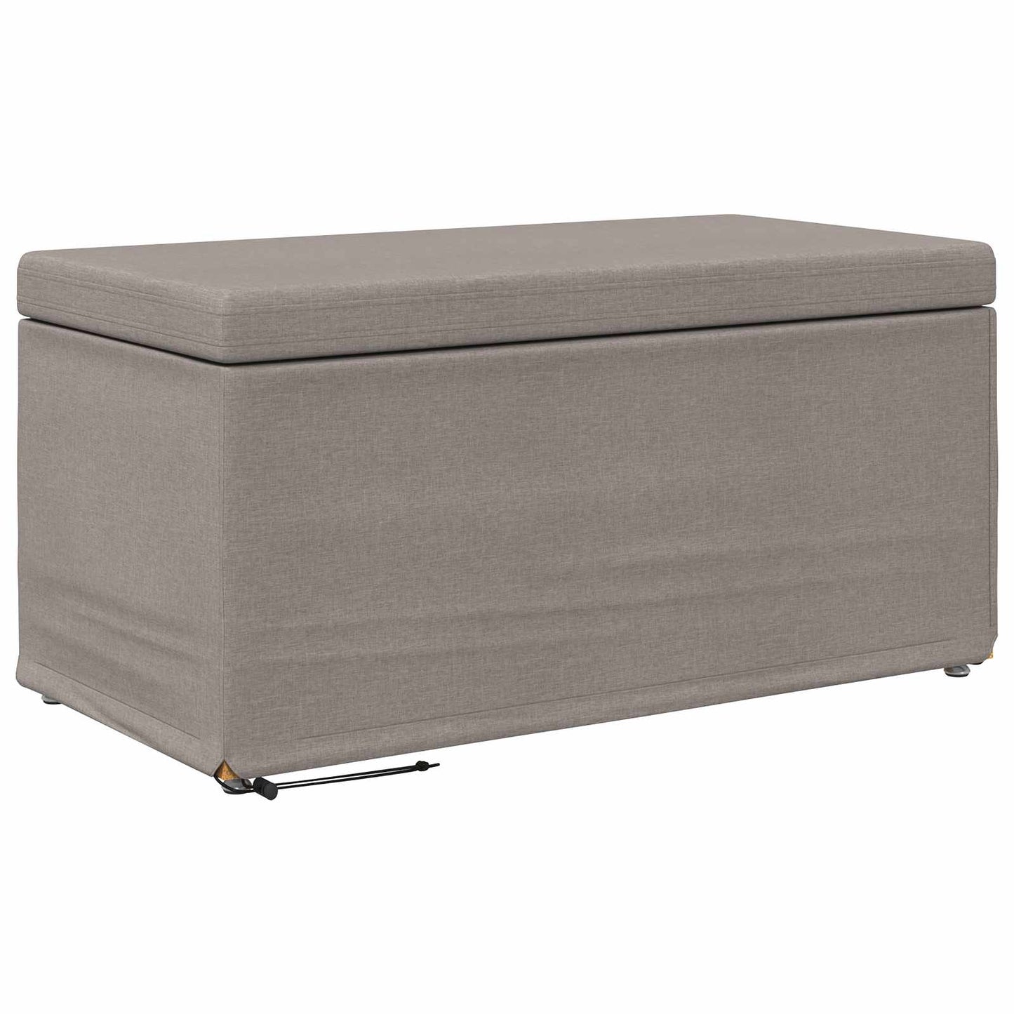 Kruk Taupe 81 x 41 x 40 cm Stof en Geëngineerd Hout