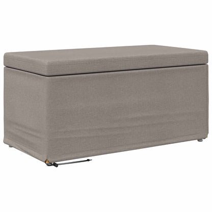 Kruk Taupe 81 x 41 x 40 cm Stof en Geëngineerd Hout