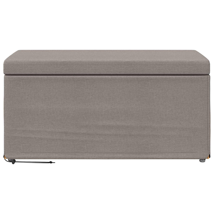 Kruk Taupe 81 x 41 x 40 cm Stof en Geëngineerd Hout