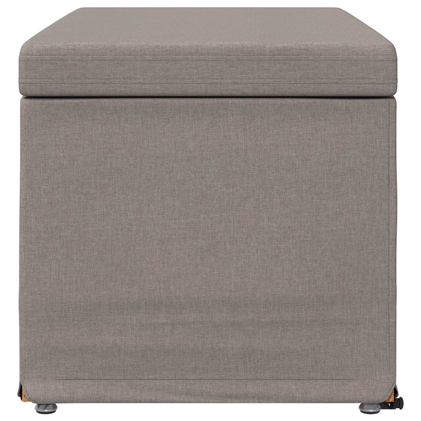 Kruk Taupe 81 x 41 x 40 cm Stof en Geëngineerd Hout
