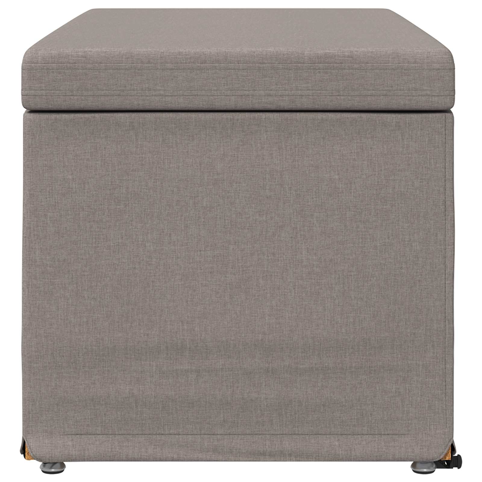 Kruk Taupe 81 x 41 x 40 cm Stof en Geëngineerd Hout