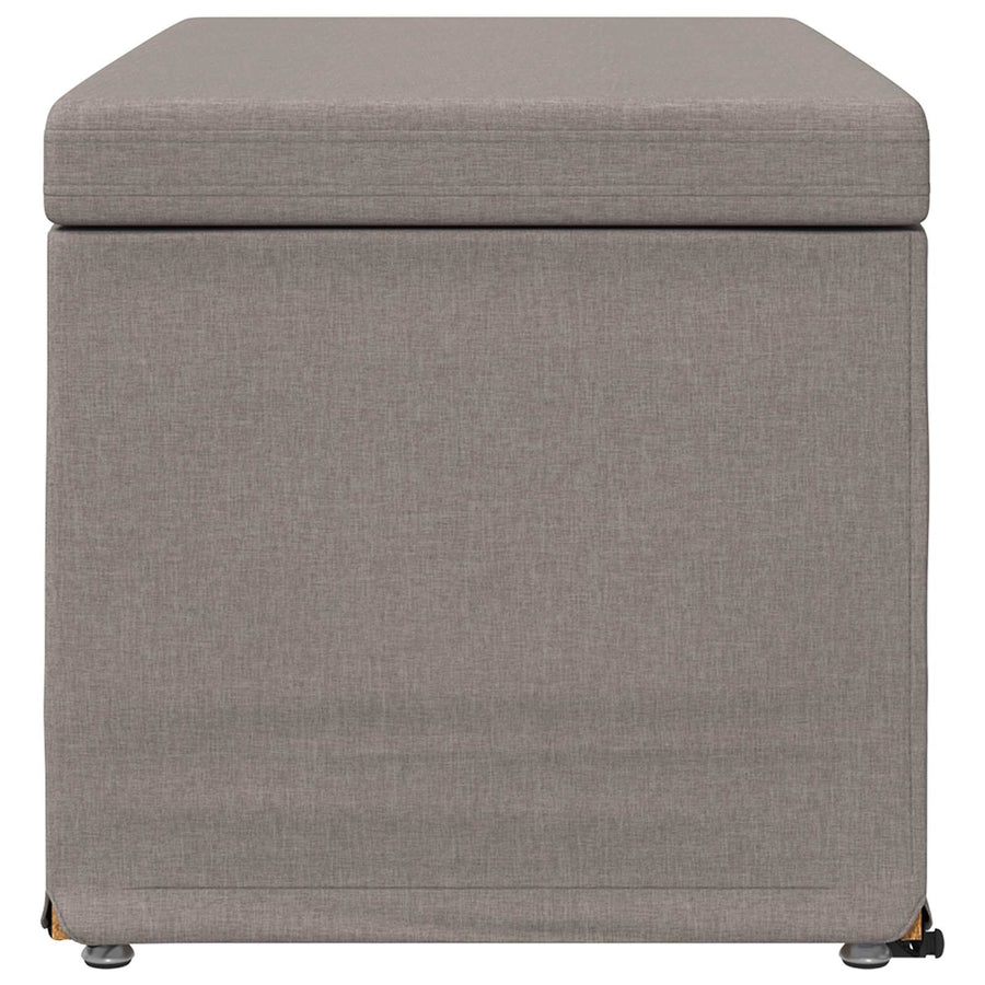 Kruk Taupe 81 x 41 x 40 cm Stof en Geëngineerd Hout