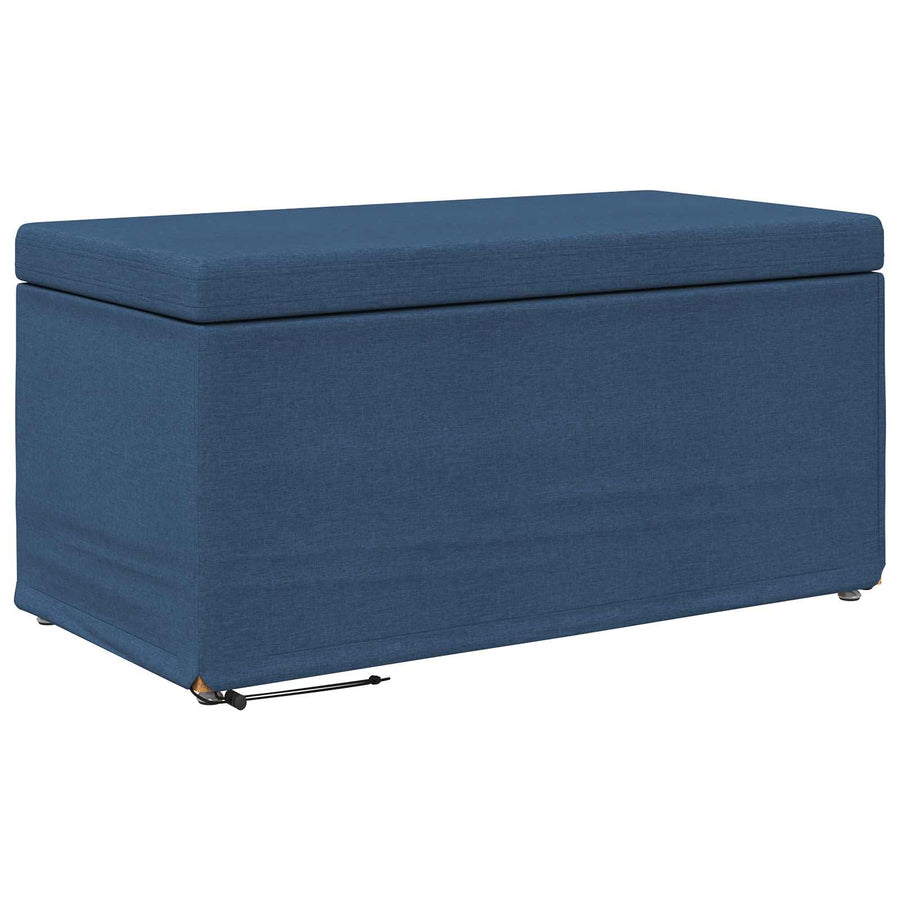Kruk Blauw 81 x 41 x 40 cm Stof en Geëngineerd Hout