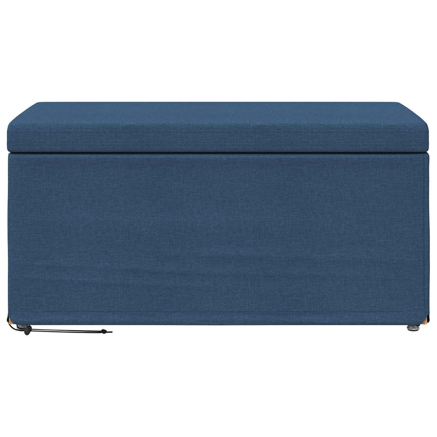 Kruk Blauw 81 x 41 x 40 cm Stof en Geëngineerd Hout