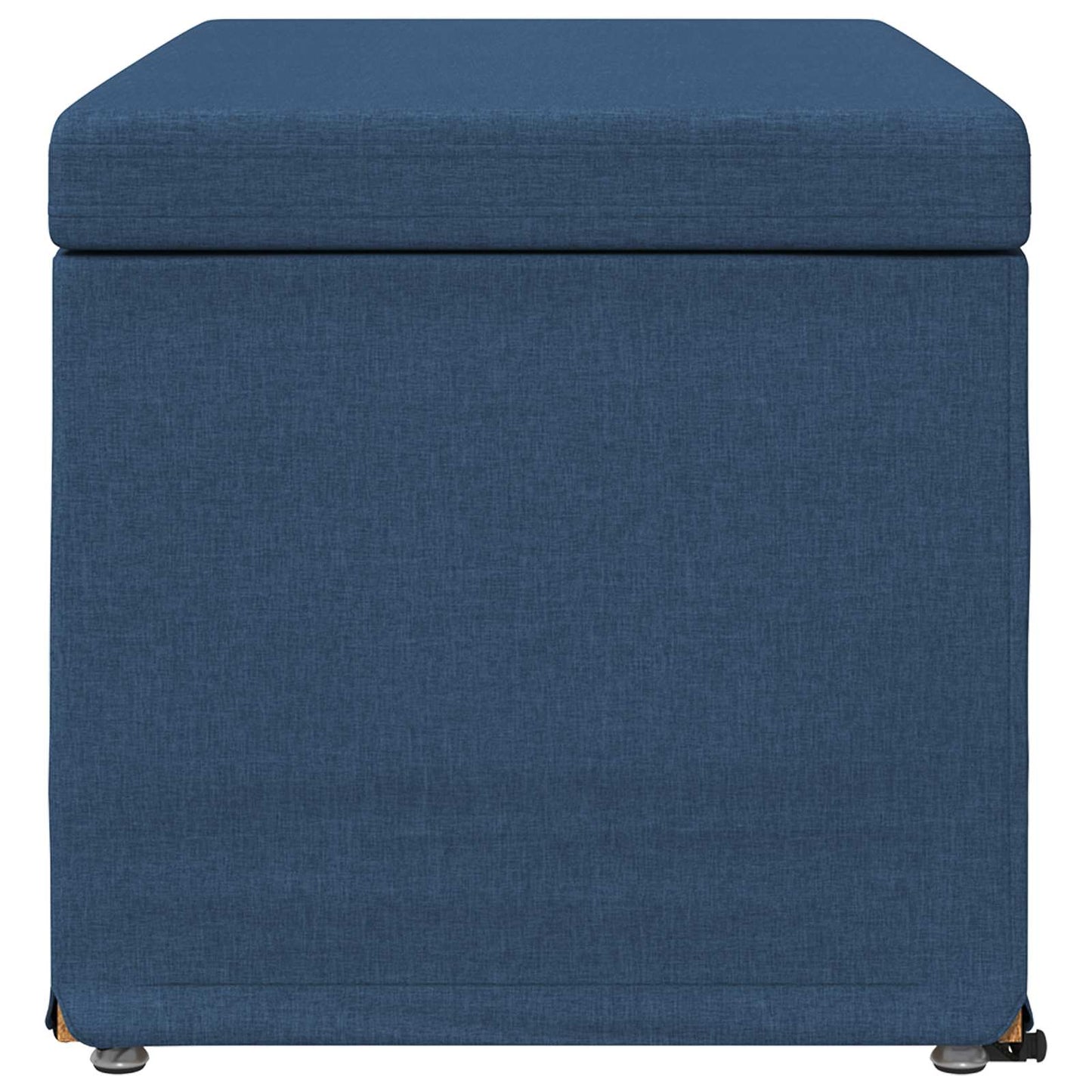 Kruk Blauw 81 x 41 x 40 cm Stof en Geëngineerd Hout