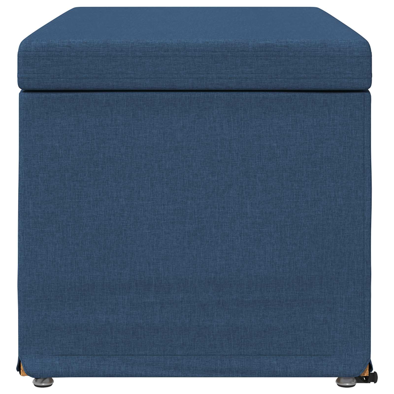 Kruk Blauw 81 x 41 x 40 cm Stof en Geëngineerd Hout