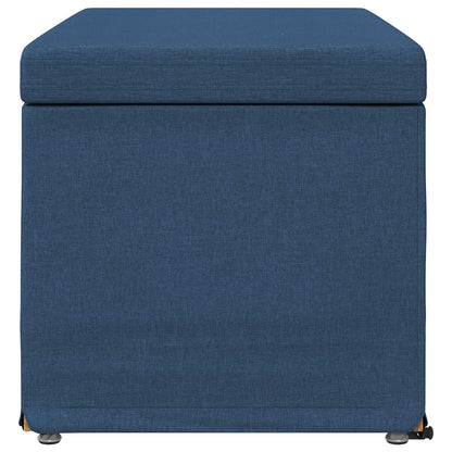 Kruk Blauw 81 x 41 x 40 cm Stof en Geëngineerd Hout
