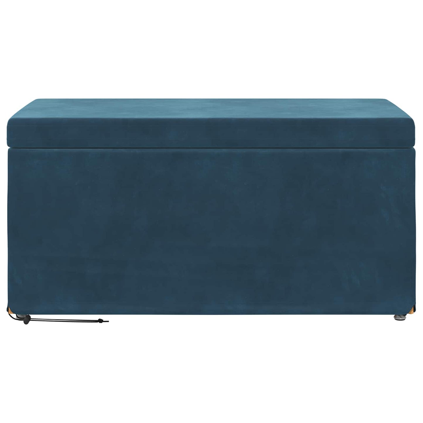 Kruk Blauw 81 x 41 x 40 cm Velvet en Gefabriceerd Hout