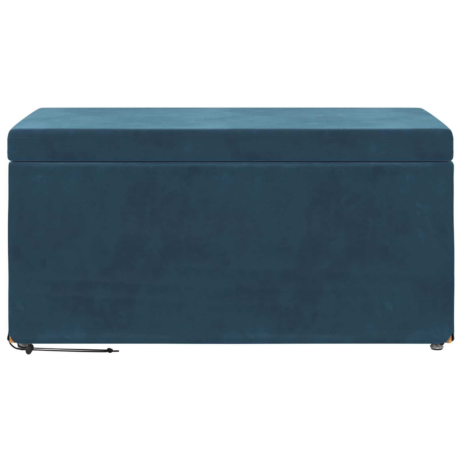 Kruk Blauw 81 x 41 x 40 cm Velvet en Gefabriceerd Hout