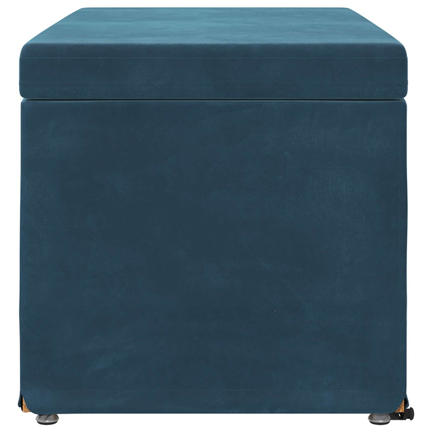 Kruk Blauw 81 x 41 x 40 cm Velvet en Gefabriceerd Hout