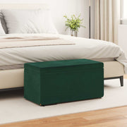 Barkruk donkergroen velvet 81x41x40 cm