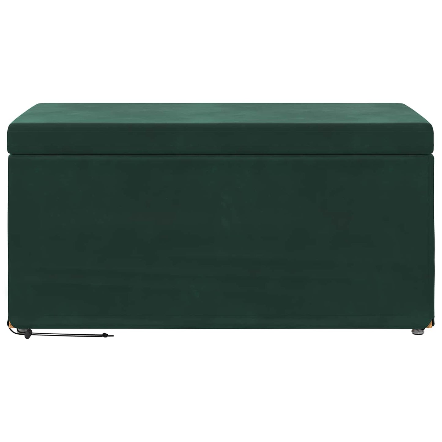 Kruk Donkergroen 81 x 41 x 40 cm Velvet en Gefabriceerd Hout