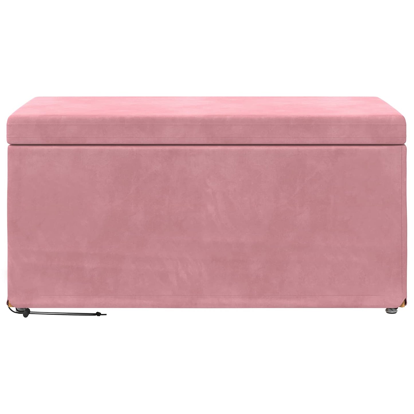 Kruk Roze 81 x 41 x 40 cm Velvet en Gefabriceerd Hout