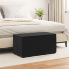 Stool Black 81 x 41 x 40 cm Velvet and Engineered Wood