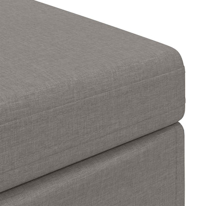 Kruk Taupe 101 x 41 x 40 cm Stof en Geëngineerd Hout