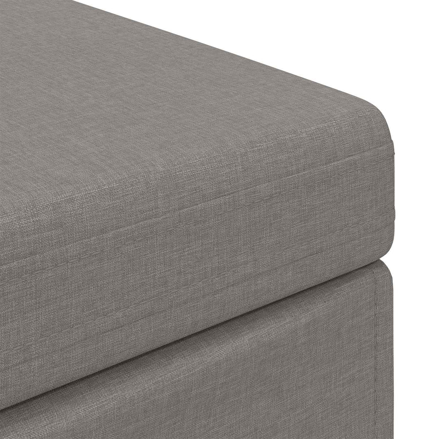 Kruk Taupe 101 x 41 x 40 cm Stof en Geëngineerd Hout