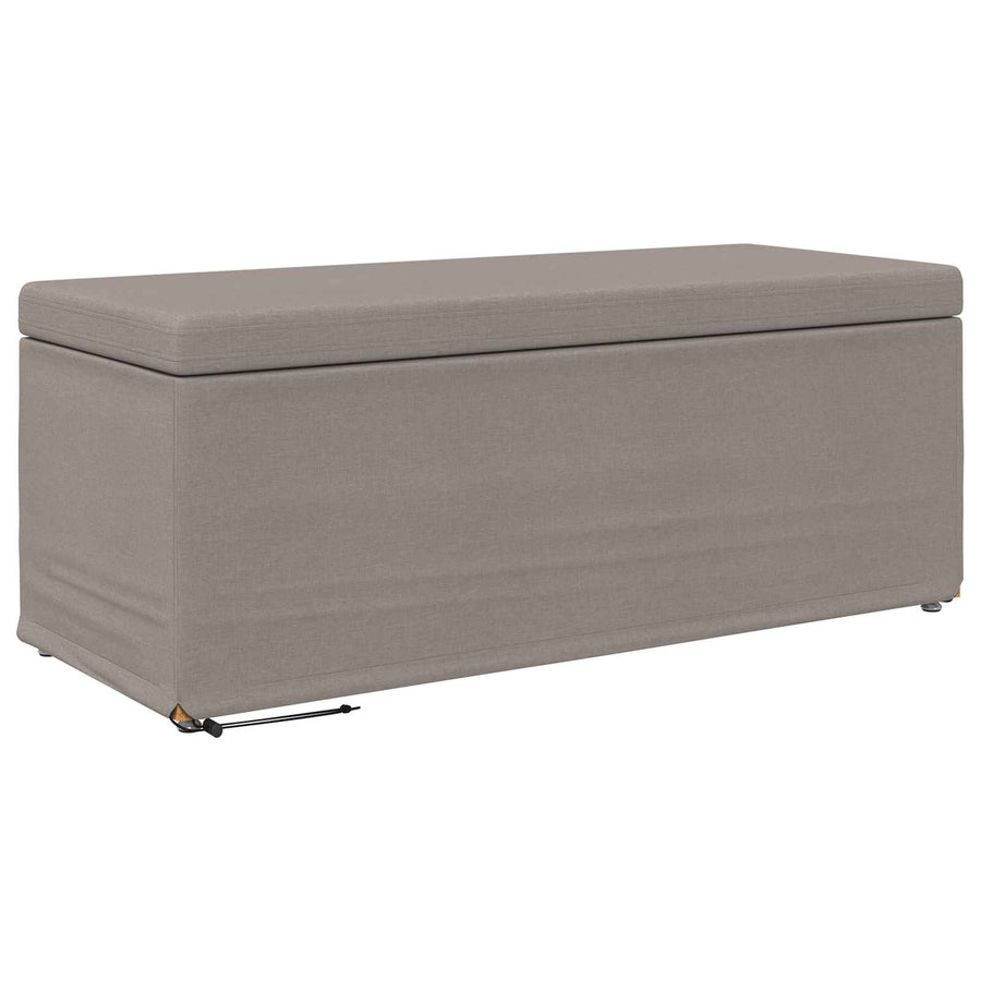 Kruk Taupe 101 x 41 x 40 cm Stof en Geëngineerd Hout