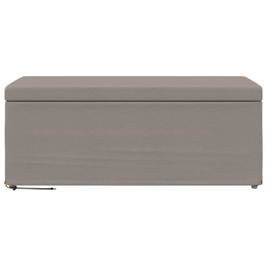 Kruk Taupe 101 x 41 x 40 cm Stof en Geëngineerd Hout