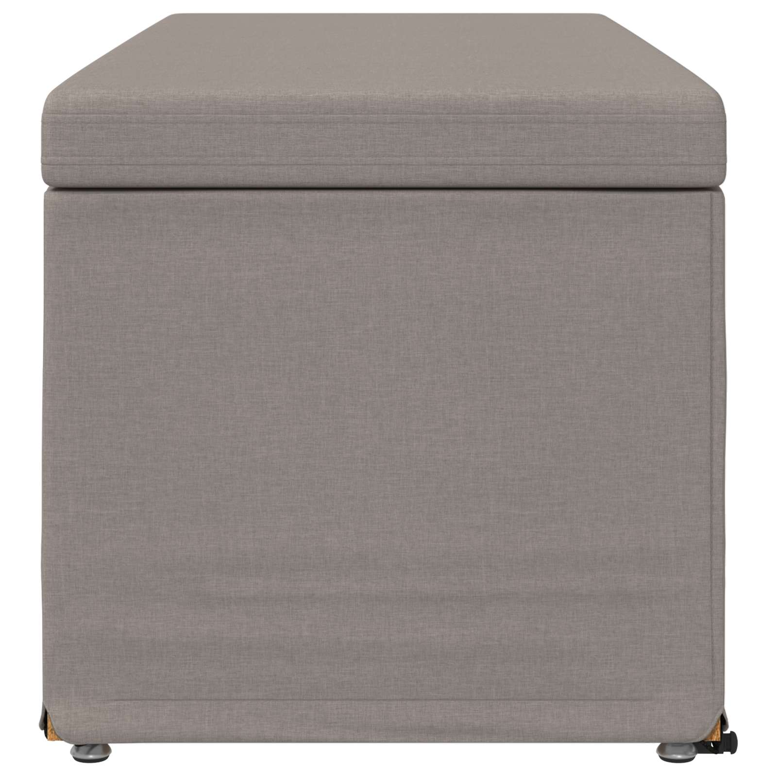 Kruk Taupe 101 x 41 x 40 cm Stof en Geëngineerd Hout