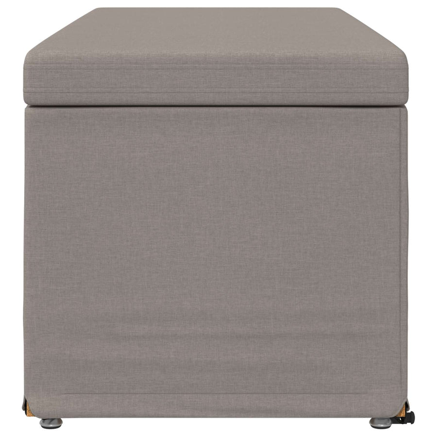 Kruk Taupe 101 x 41 x 40 cm Stof en Geëngineerd Hout