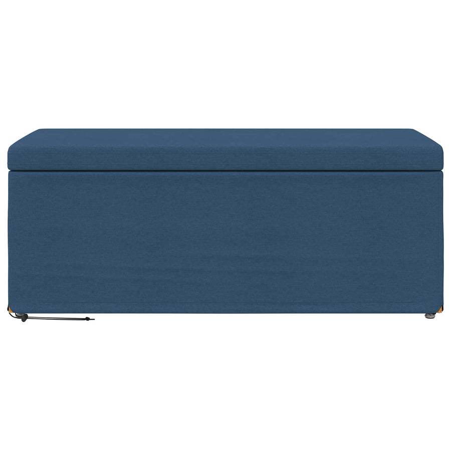 Kruk Blauw 101 x 41 x 40 cm Stof en Geëngineerd Hout