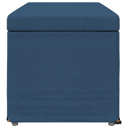 Kruk Blauw 101 x 41 x 40 cm Stof en Geëngineerd Hout