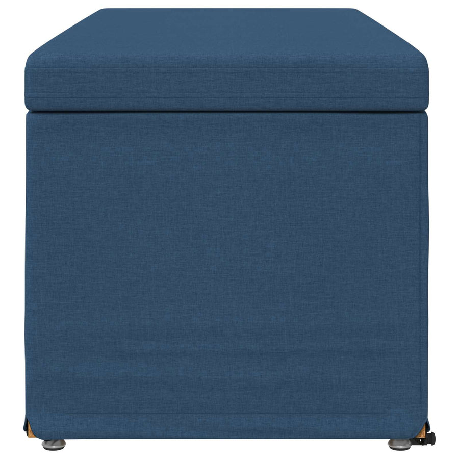 Kruk Blauw 101 x 41 x 40 cm Stof en Geëngineerd Hout