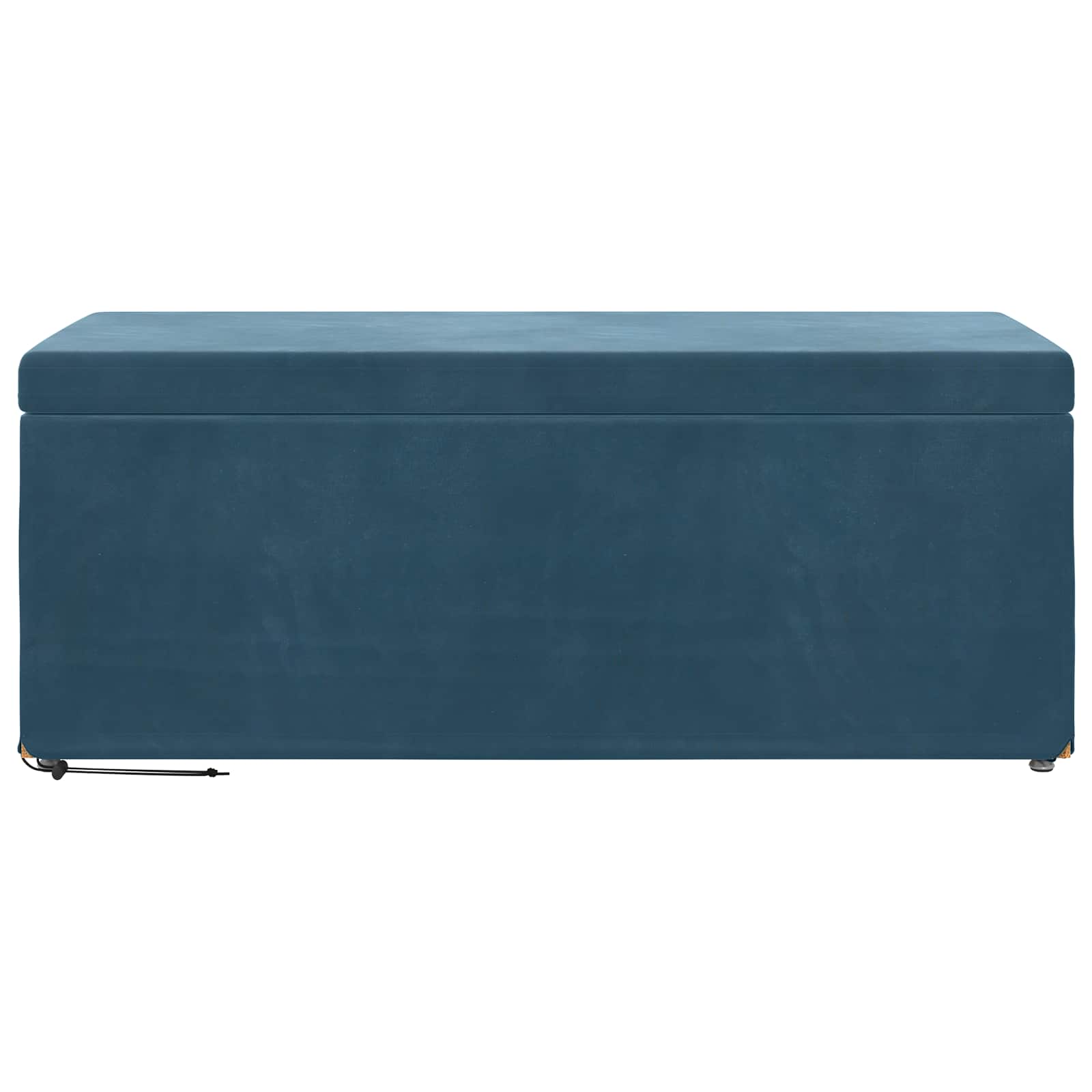 Kruk Blauw 101 x 41 x 40 cm Velvet en Gefabriceerd Hout