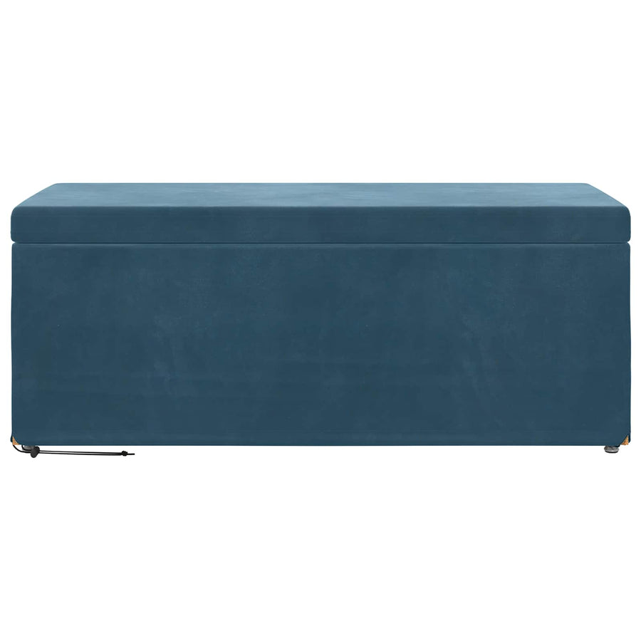 Kruk Blauw 101 x 41 x 40 cm Velvet en Gefabriceerd Hout