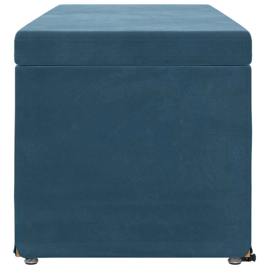 Kruk Blauw 101 x 41 x 40 cm Velvet en Gefabriceerd Hout