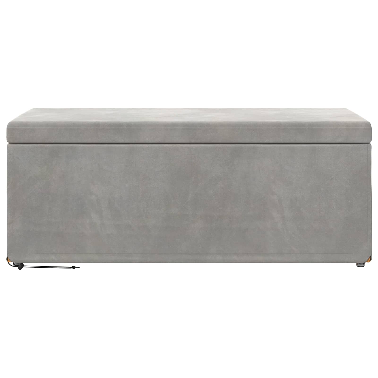 Kruk Lichtgrijs 101 x 41 x 40 cm Velvet en Gefabriceerd Hout