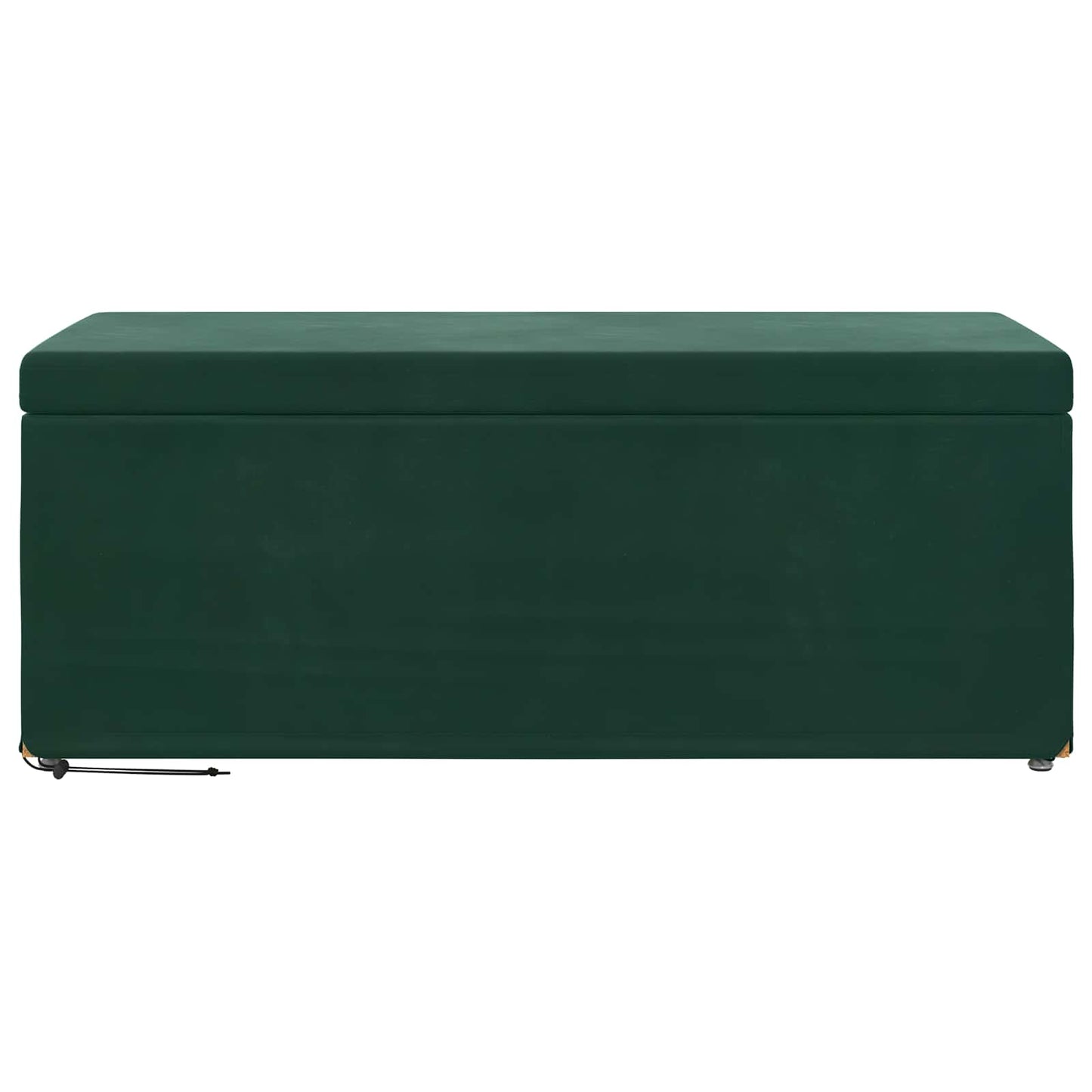 Kruk Donkergroen 101 x 41 x 40 cm Velvet en Gefabriceerd Hout