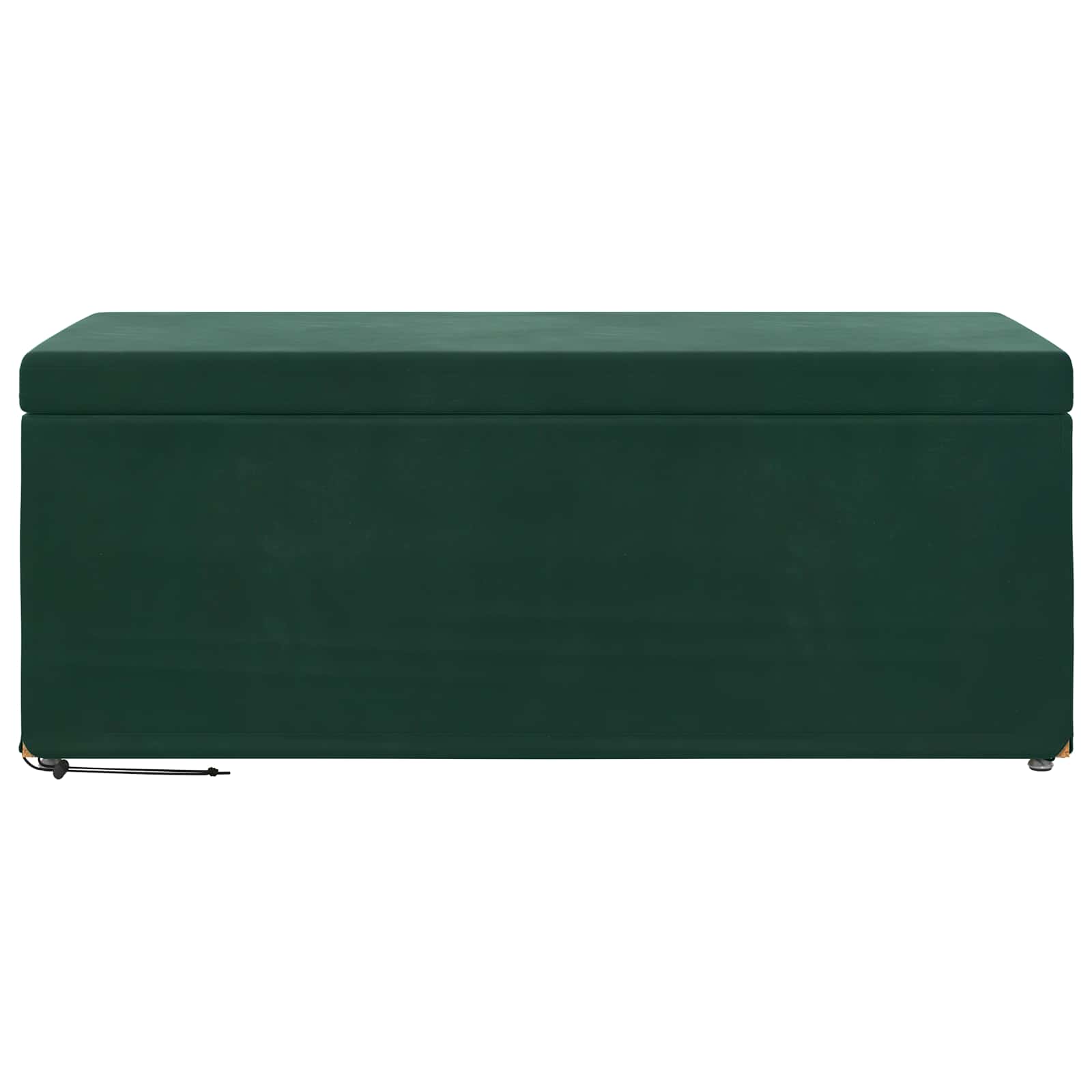 Kruk Donkergroen 101 x 41 x 40 cm Velvet en Gefabriceerd Hout
