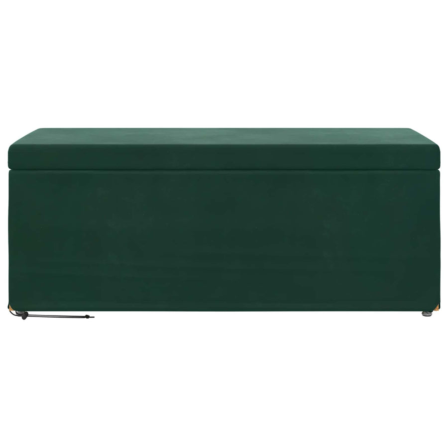 Kruk Donkergroen 101 x 41 x 40 cm Velvet en Gefabriceerd Hout