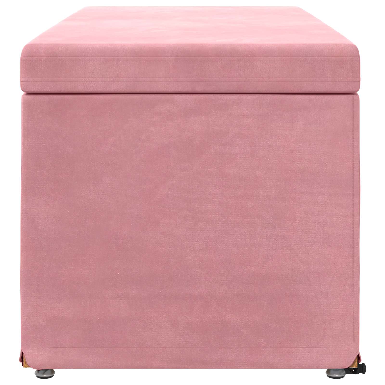 Kruk Roze 101 x 41 x 40 cm Velvet en Gefabriceerd Hout