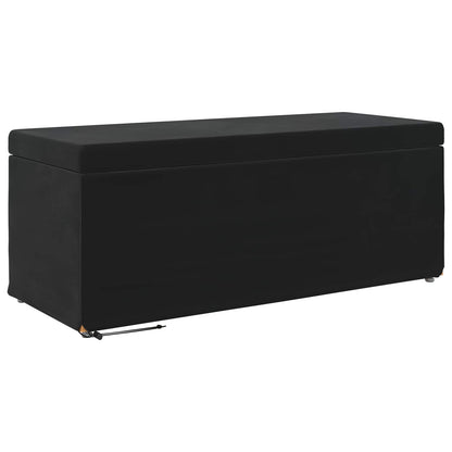 Kruk Zwart 101 x 41 x 40 cm Velvet en Gefabriceerd Hout