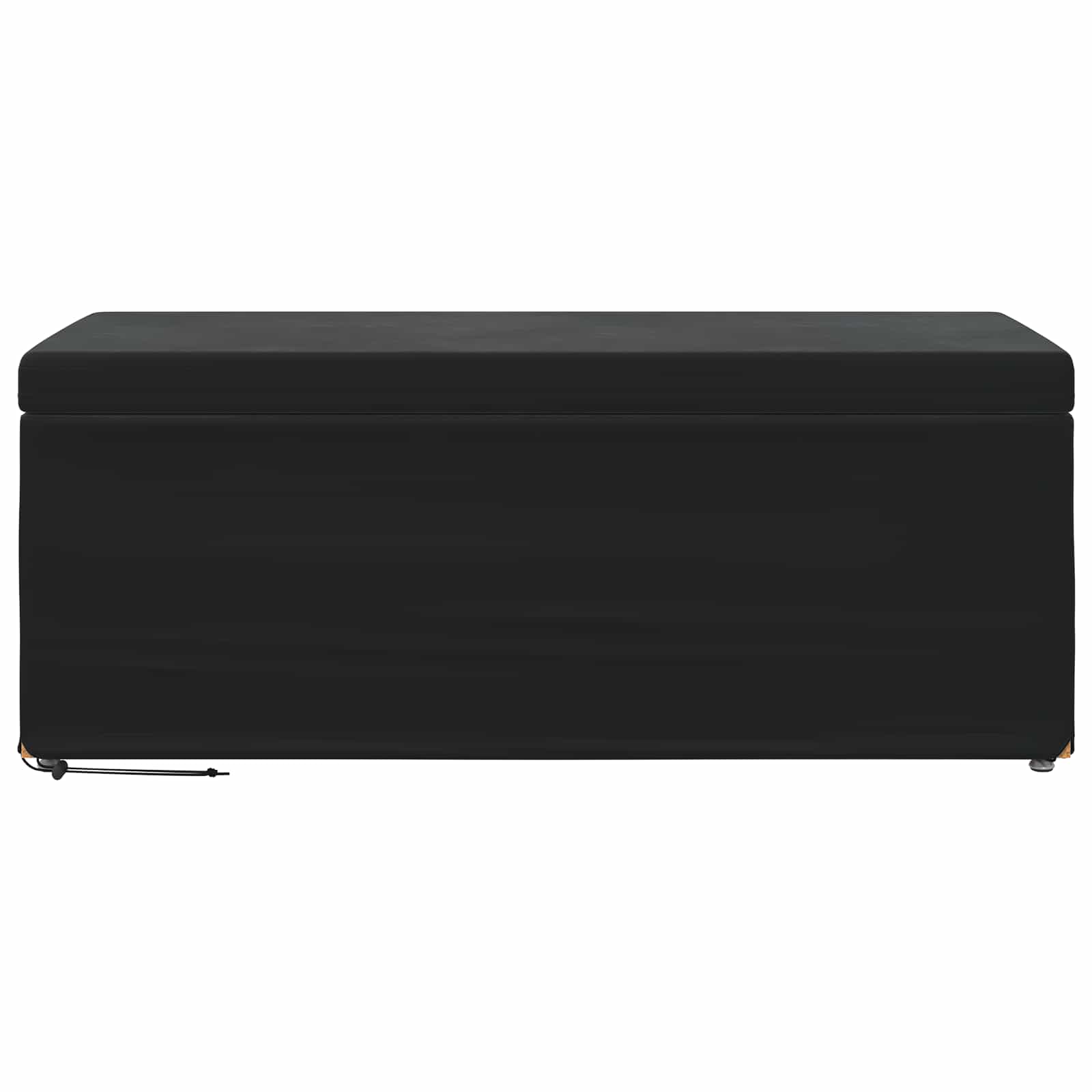 Kruk Zwart 101 x 41 x 40 cm Velvet en Gefabriceerd Hout