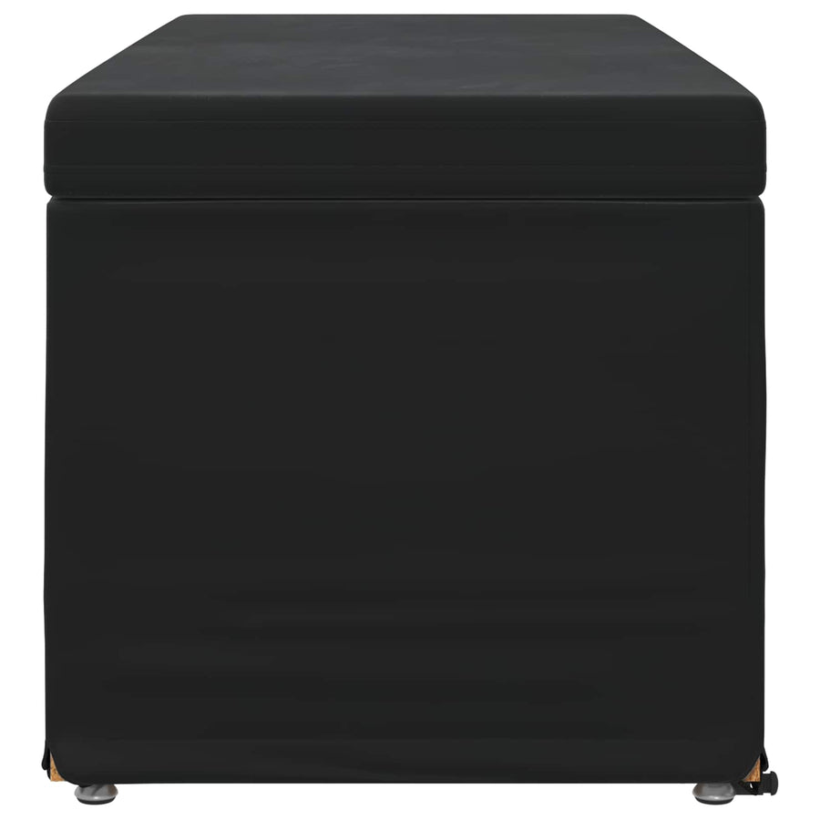 Kruk Zwart 101 x 41 x 40 cm Velvet en Gefabriceerd Hout