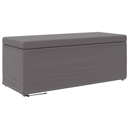 Kruk Grijs 101 x 41 x 40 cm Nepleer en Gefabriceerd Hout