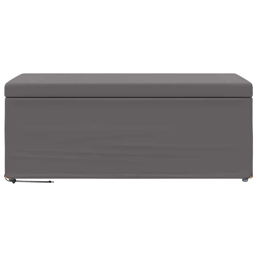 Kruk Grijs 101 x 41 x 40 cm Nepleer en Gefabriceerd Hout